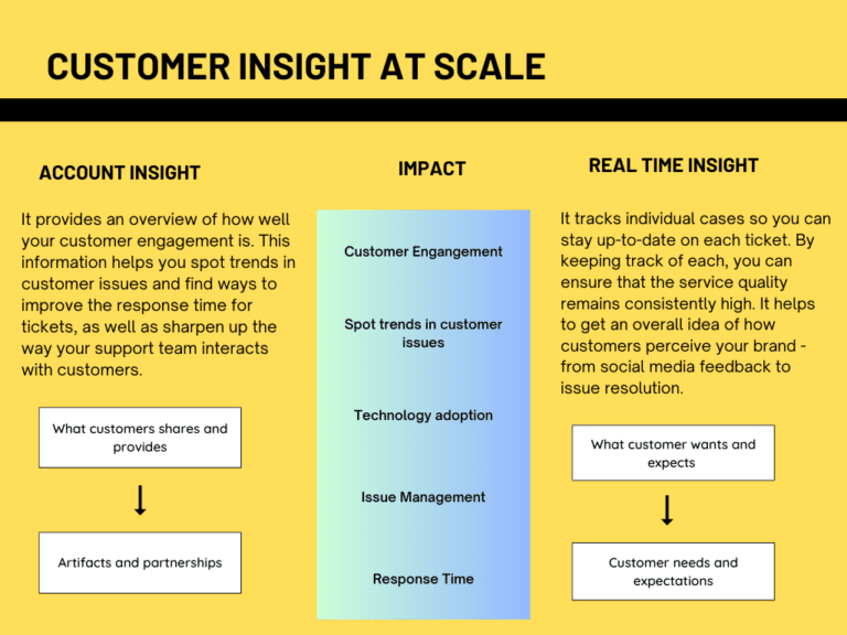 Customer Insight at scale Flow Chart